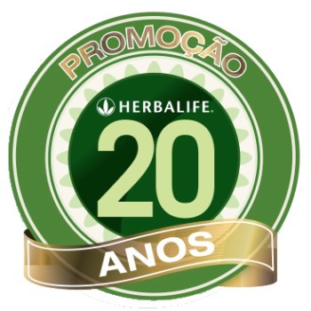 logomarca herbalife 20 anos