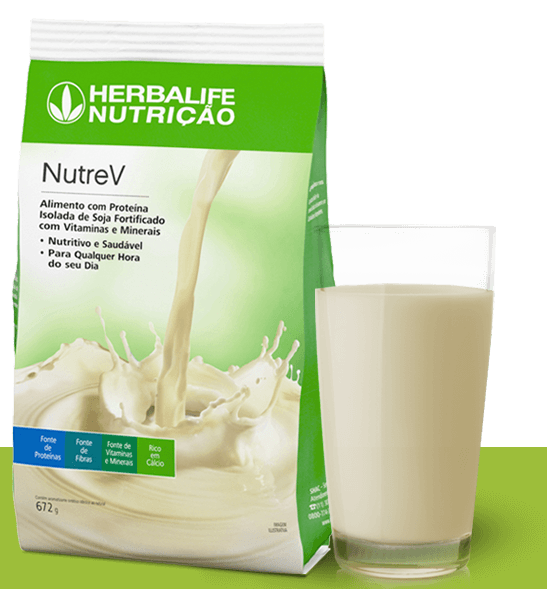 nutrev herbalife alimento com proteina de soja fortificado com vitaminas e minerais